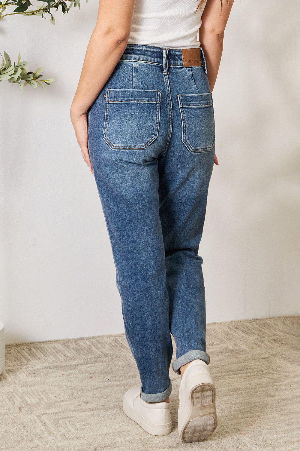 Judy Blue Full Size High Waist Drawstring Denim Jeans 10900 | Gulf Resellers 