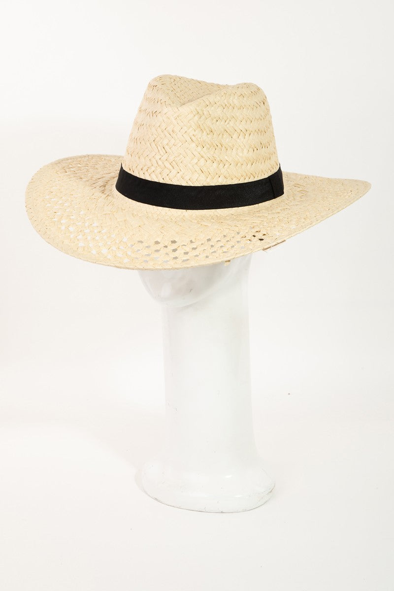 Fame Basket Weave Straw Sun Hat 8099 | Gulf Resellers 