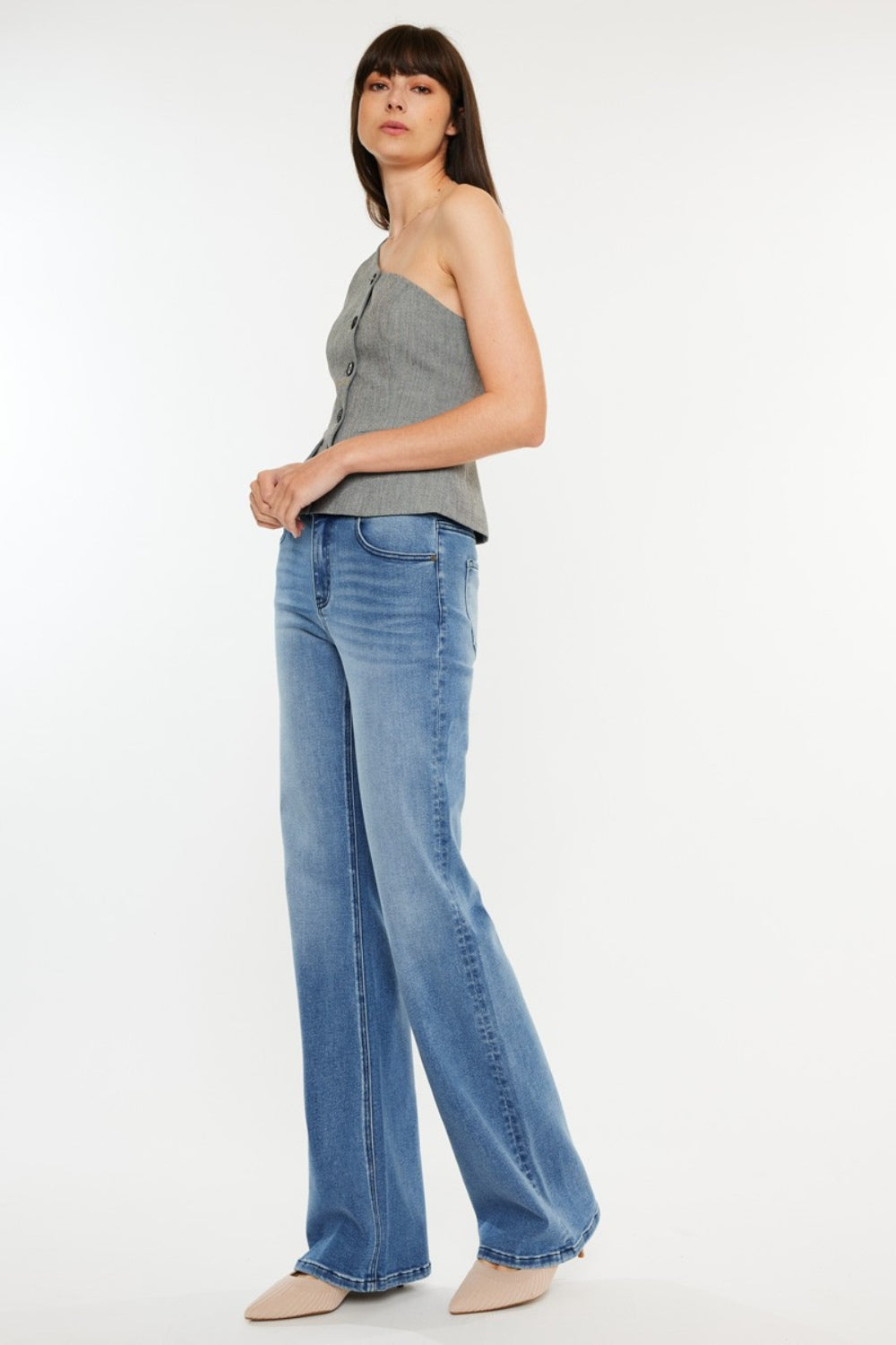 Kancan Ultra High Rise Cat's Whiskers Jeans | Gulf Resellers