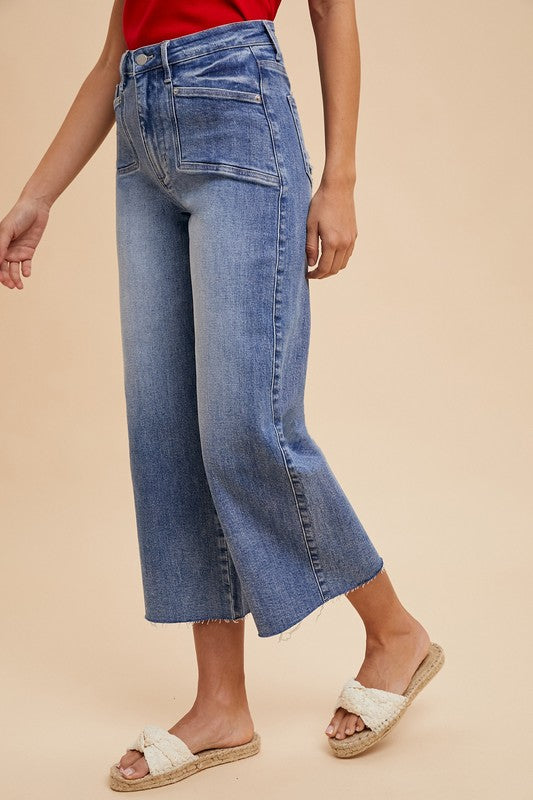 Annie Wear High Rise Wide Leg Jeans 18999 | Gulf Resellers 