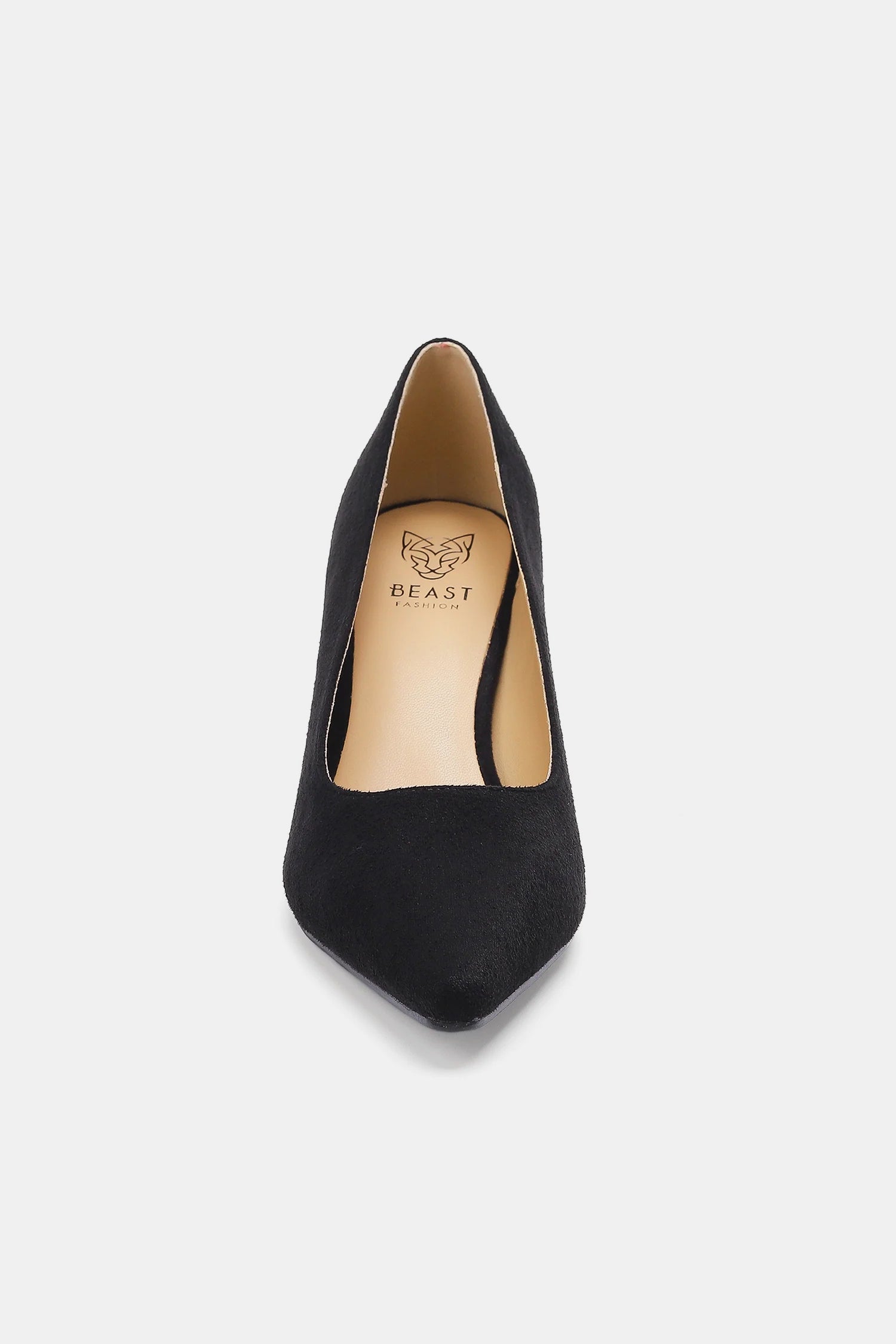 Beast Fashion Faux Suede Point Toe Pumps 22123 | Gulf Resellers 