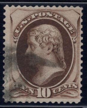 1873 10¢ Jefferson - U.S. #161 sold at Winchester Discounts