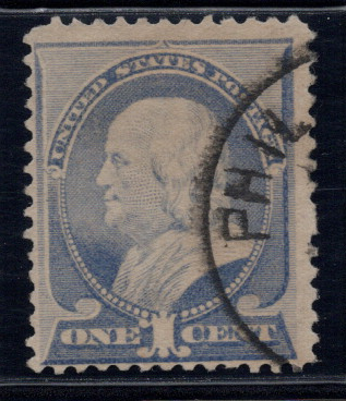 1887 1¢ Franklin - U.S. # 212 sold at Winchester Discounts