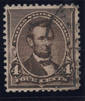 1890-93 Regular Issue 4¢ Lincoln - U.S. #222 sold at Winchester Discounts