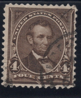 1894 4¢ Lincoln - U.S. #254 sold at Winchester Discounts