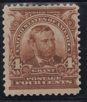 1902-03 4¢ Grant - U.S. #303 sold at Winchester Discounts