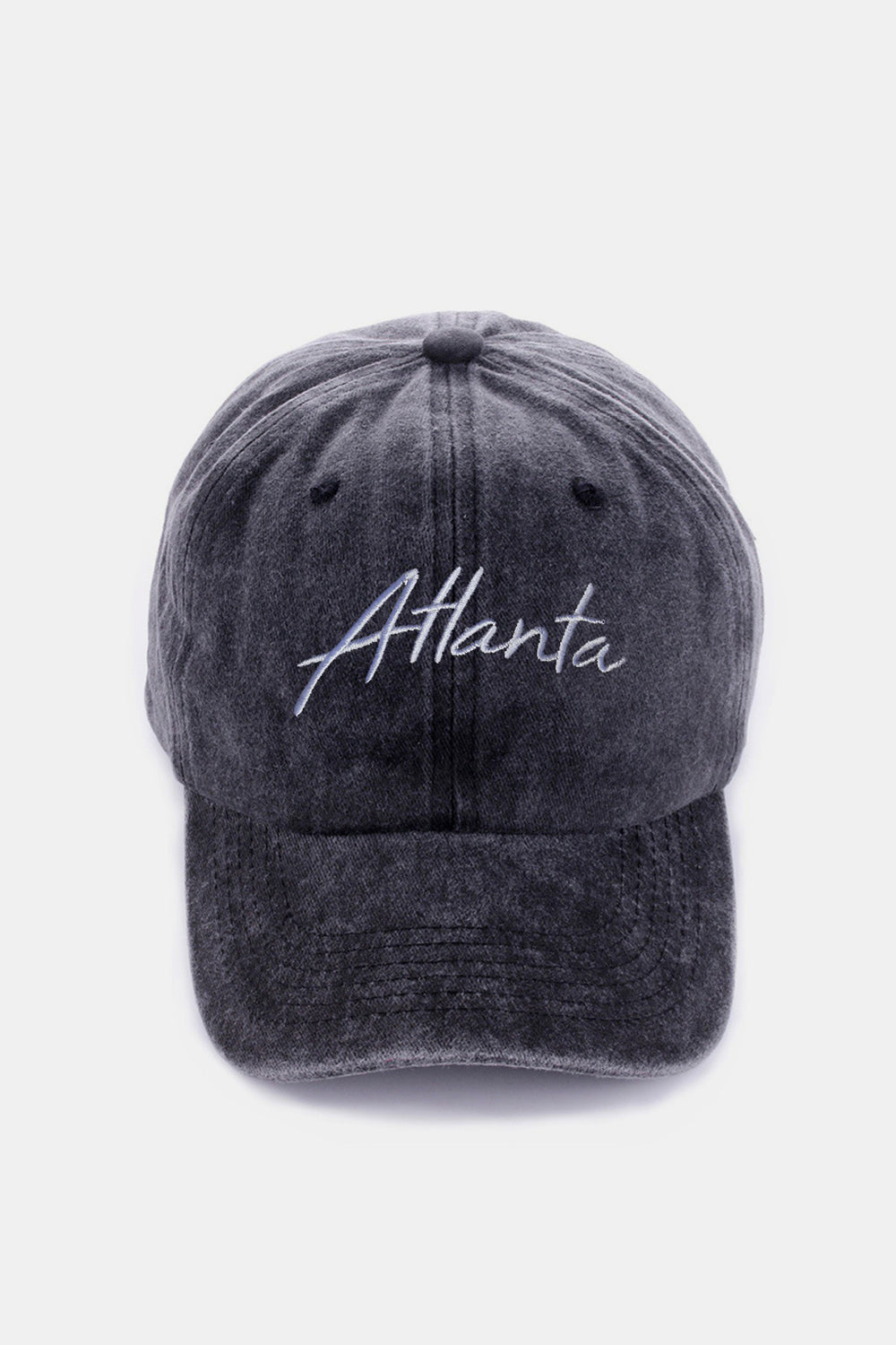 Zenana Washed ATLANTA Embroidered Baseball Cap 8138 | Gulf Resellers 