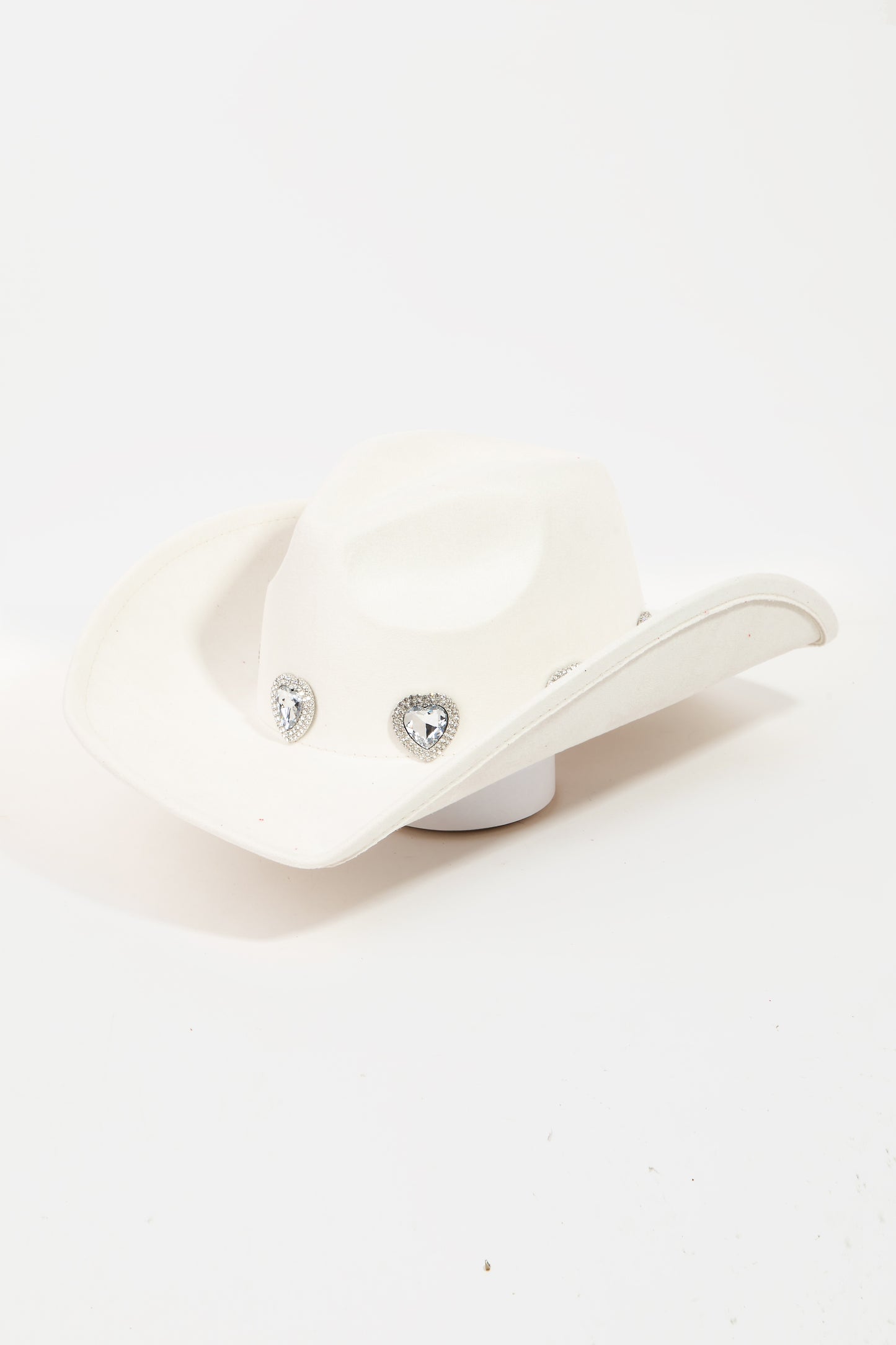 Fame Rhinestone Pave Heart Cowboy Hat 8115 | Gulf Resellers 