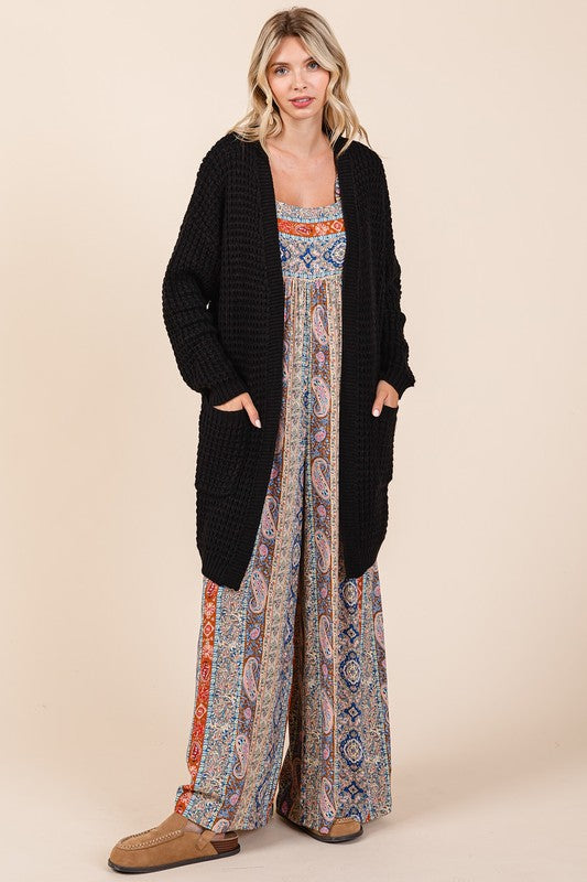 Mittoshop Open Front Long Sleeve Longline Cardigan 21671 | Gulf Resellers 