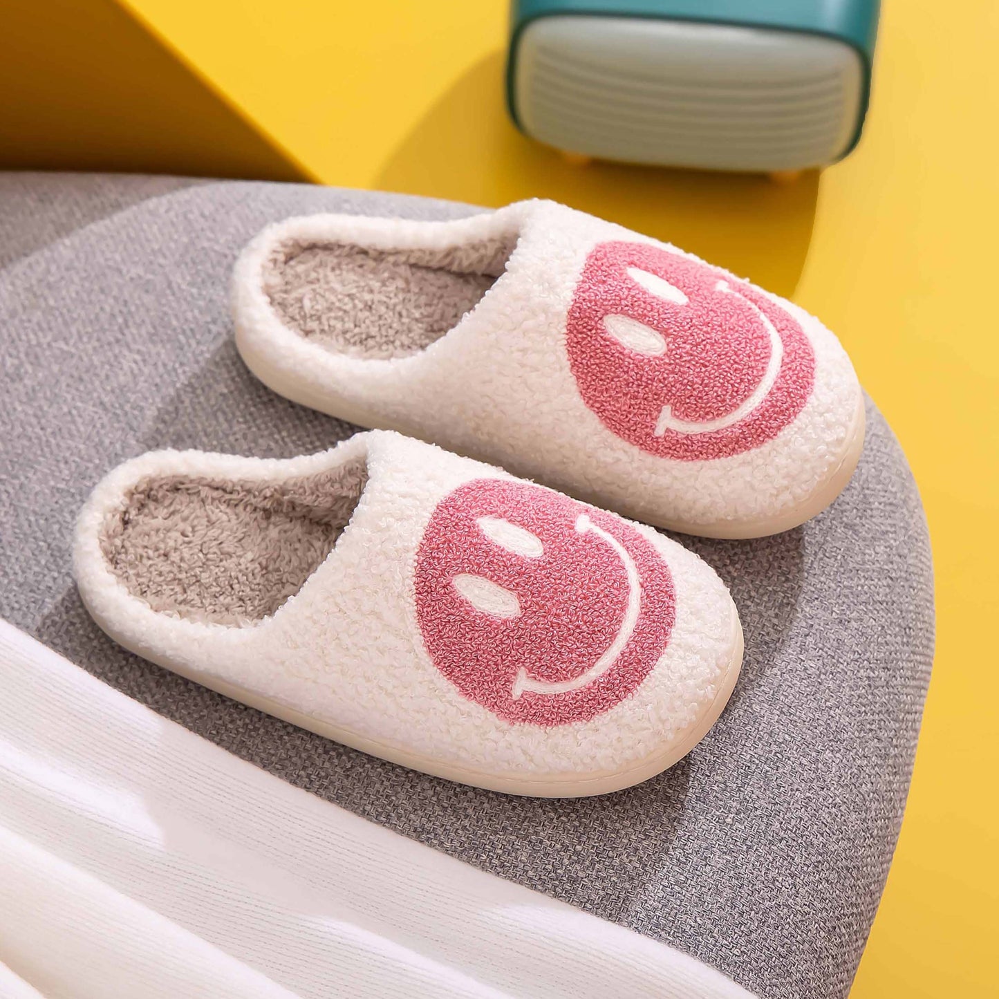 Melody Smiley Face Slippers | Gulf Resellers