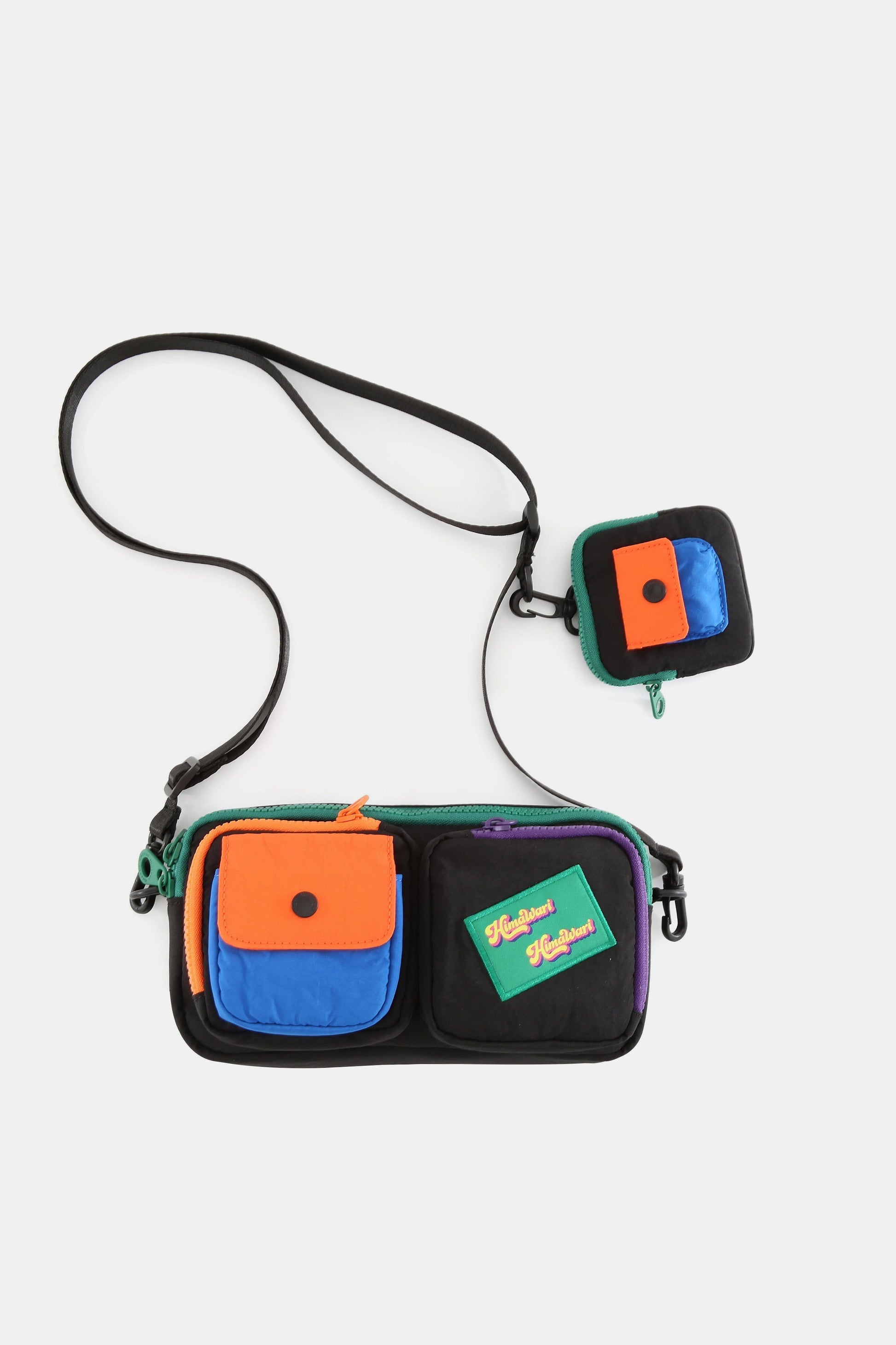 Himawari Removable Strap Nylon Crossbody Bag with EarPods Bag 17369 | Gulf Resellers 