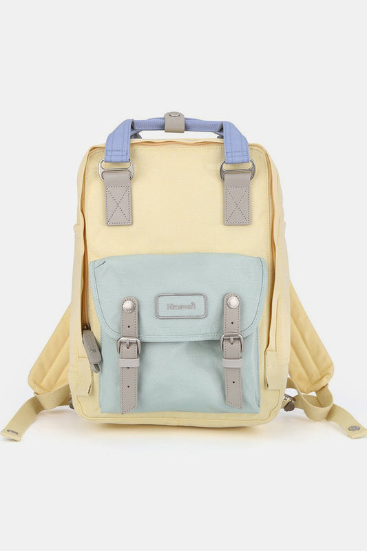 Himawari Contrast Water and Scratch-Resistant Nylon Backpack Bag 17161 | Gulf Resellers 