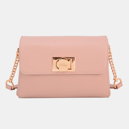 David Jones PU Leather Crossbody Bag