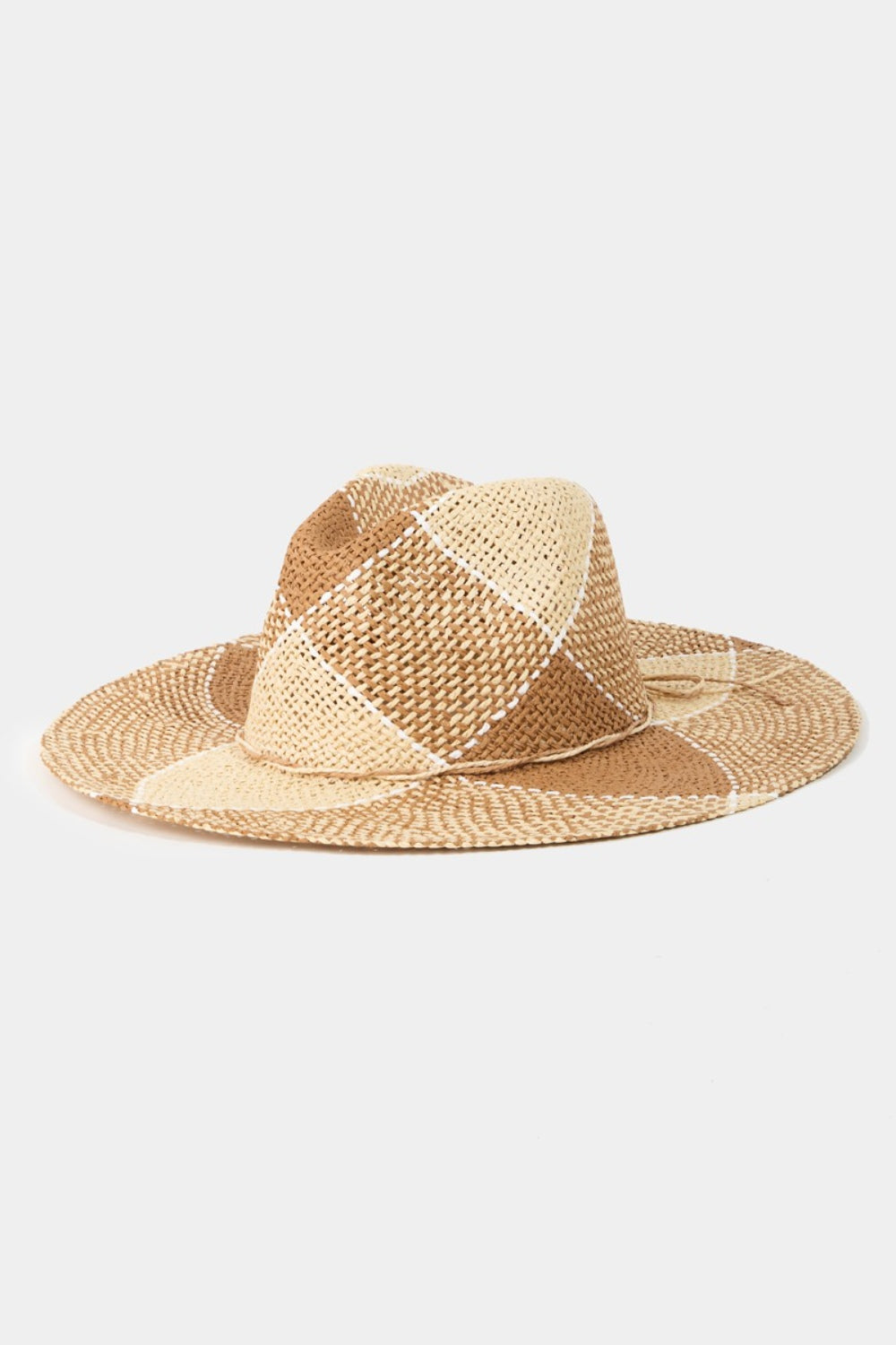 Fame Contrast Straw Braid Hat 8123 | Gulf Resellers 