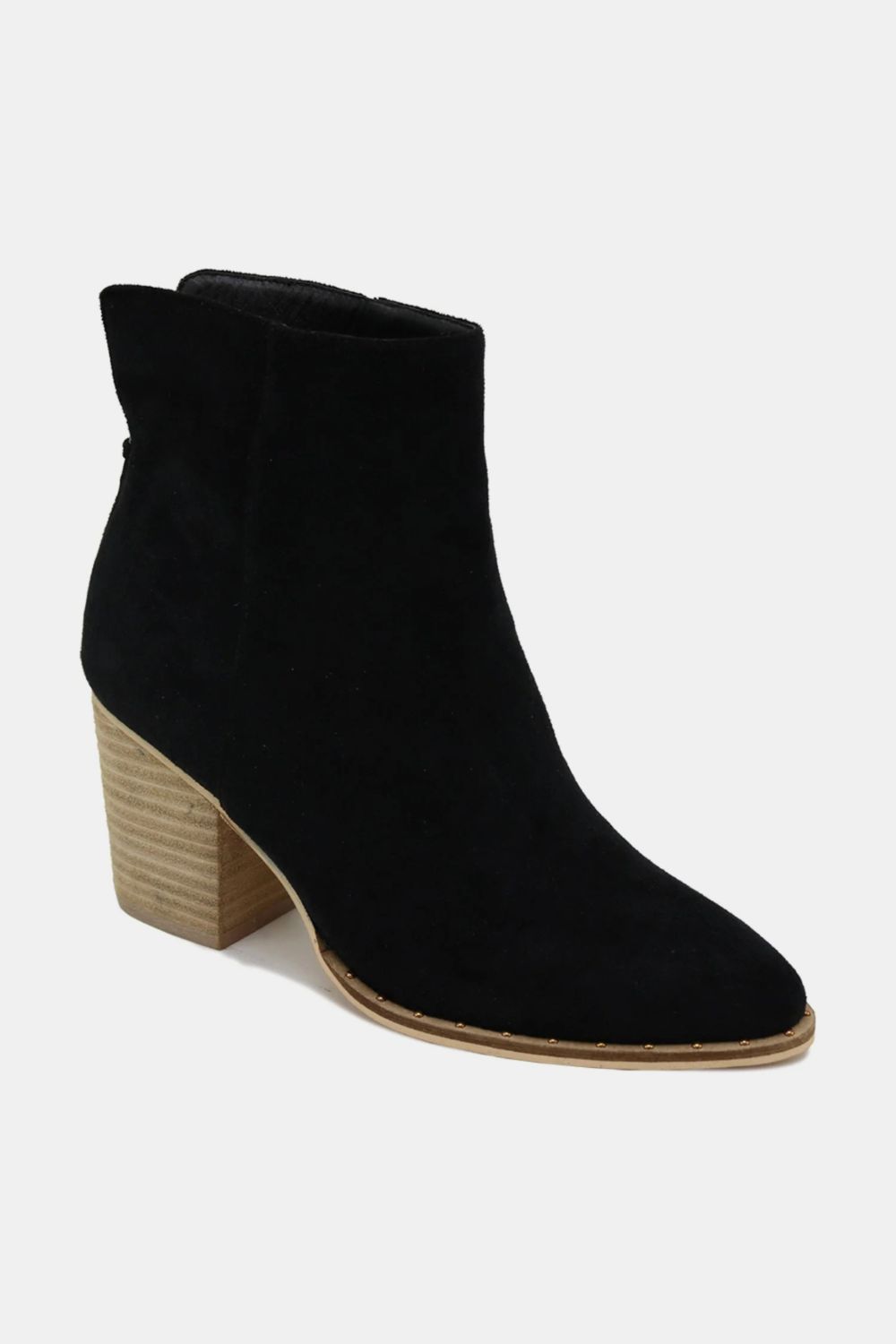 Beast Fashion Suede Point Toe Ankle Booties 20898 | Gulf Resellers 