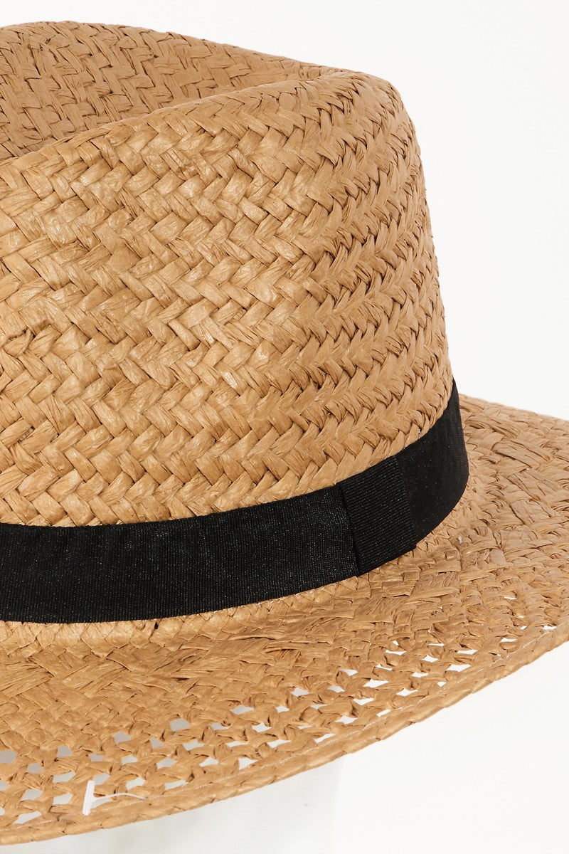 Fame Basket Weave Straw Sun Hat 8097 | Gulf Resellers 