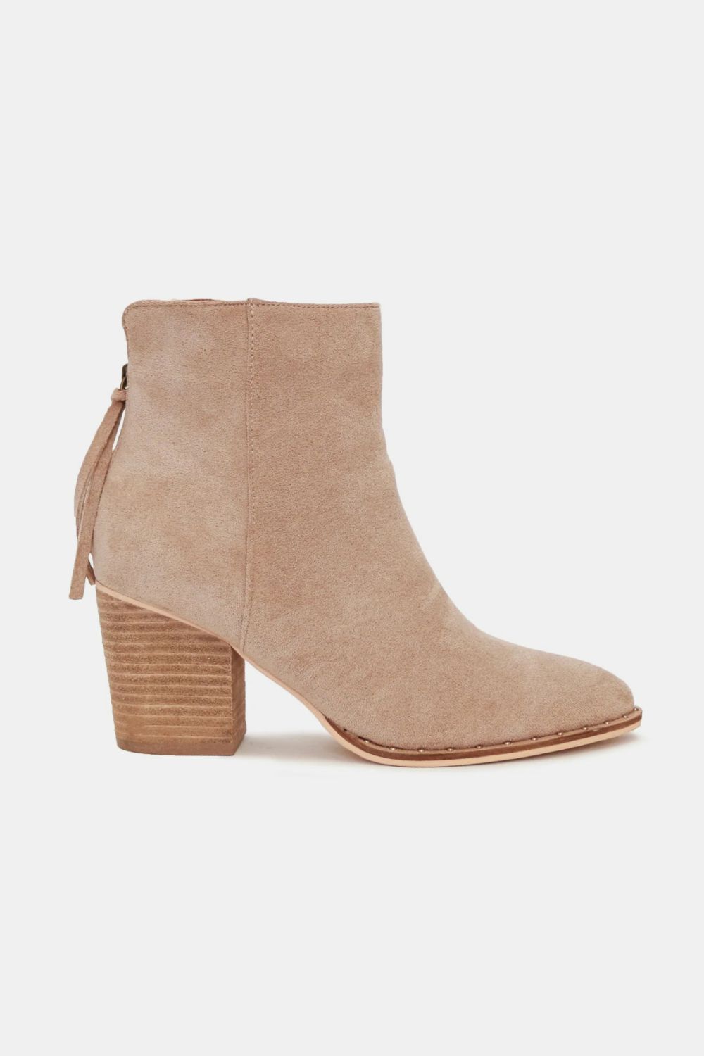 Beast Fashion Suede Point Toe Ankle Booties 22105 | Gulf Resellers 