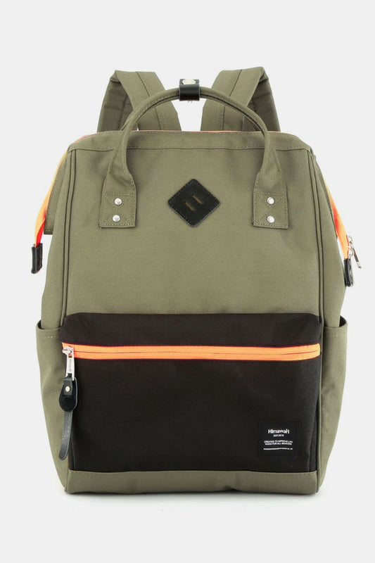 Himawari Contrast Waterproof Backpack Bag with Reinforced Edges 17046 | Gulf Resellers 
