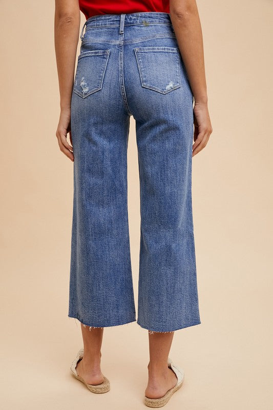 Annie Wear High Rise Wide Leg Jeans 19000 | Gulf Resellers 