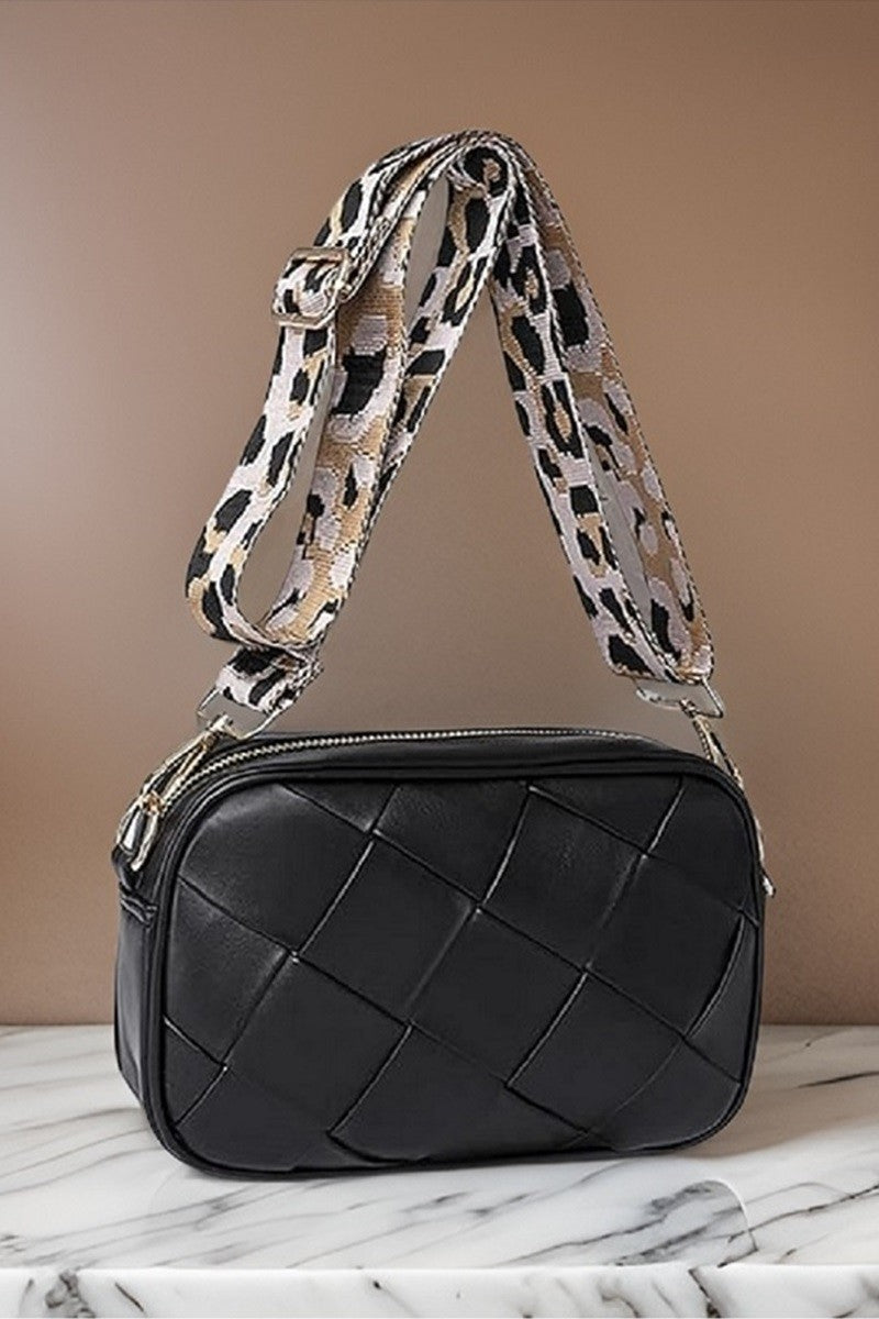 Zenana Cassette Woven Crossbody Bag 17449 | Gulf Resellers 