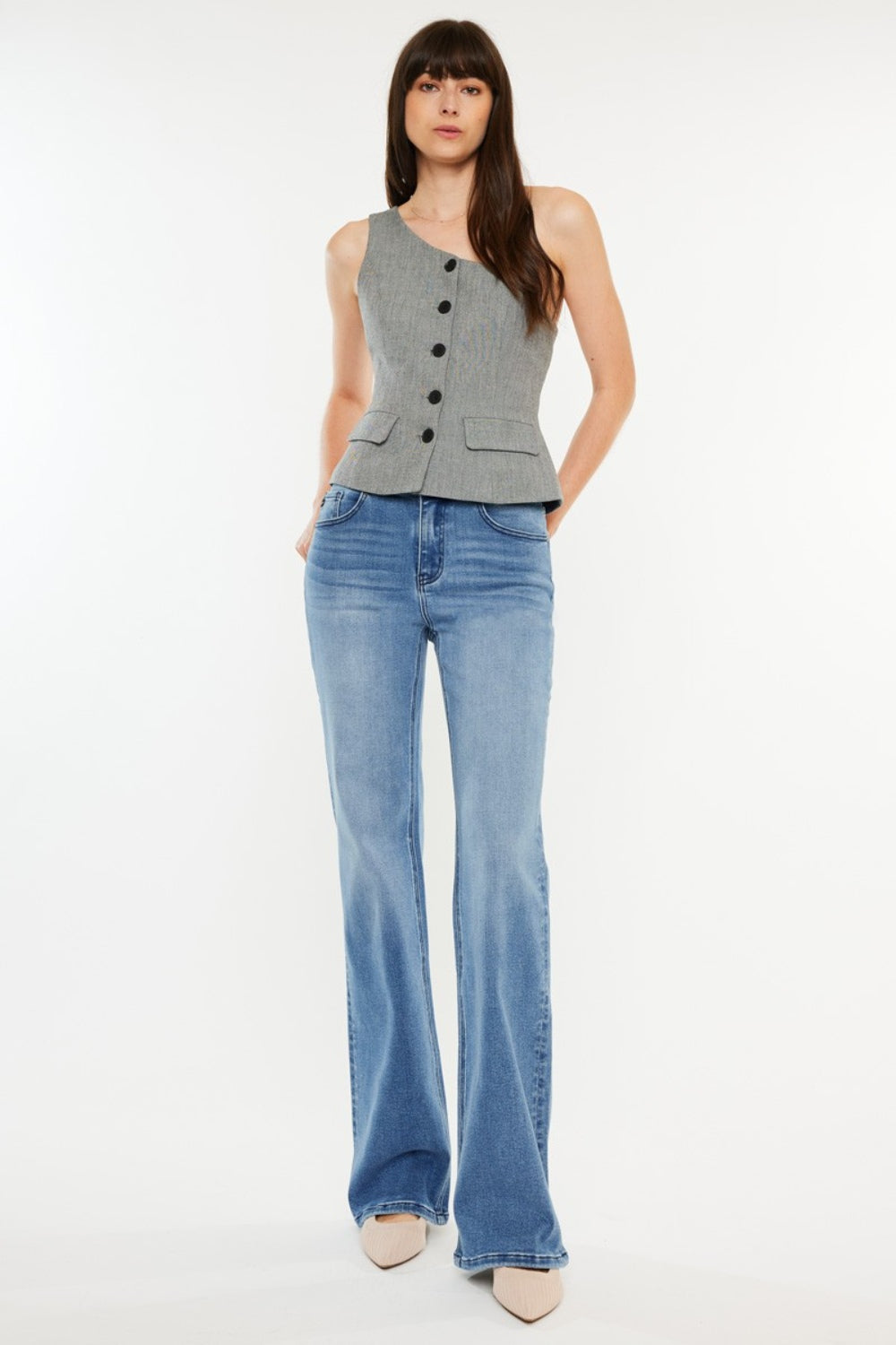 Kancan Ultra High Rise Cat's Whiskers Jeans | Gulf Resellers