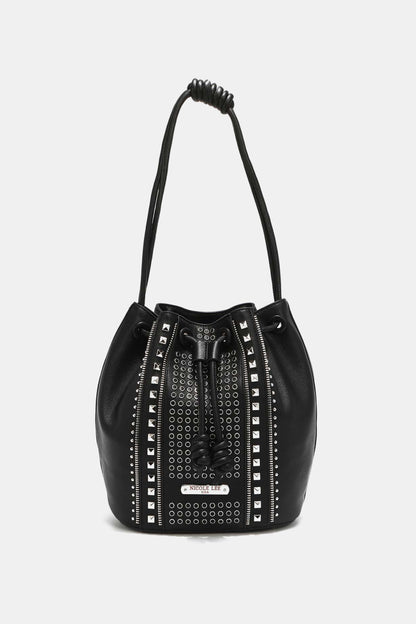 Nicole Lee USA Amy Studded Bucket Bag