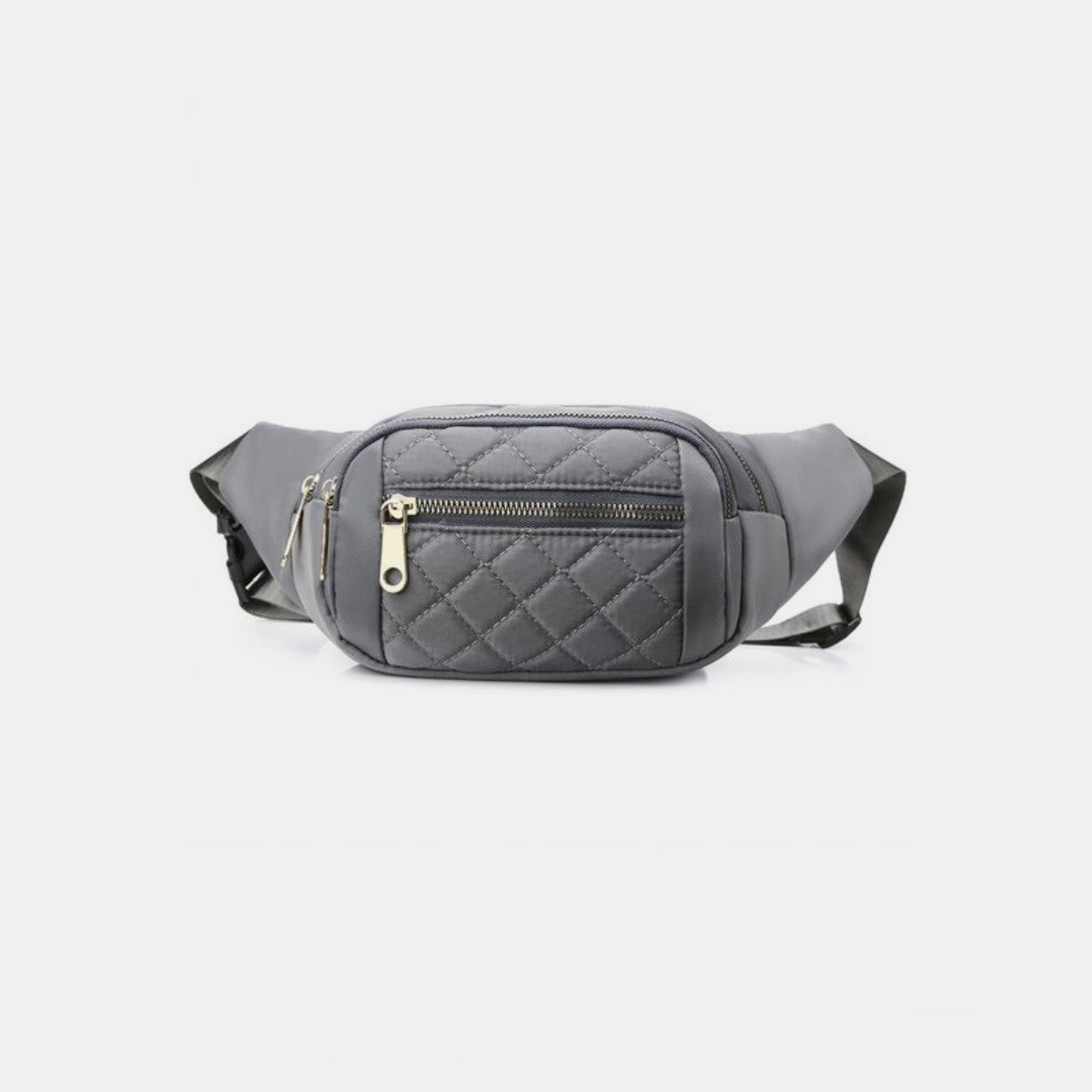 Zenana Quilted Multi Pocket Waist Belt Bag 6540 | Gulf Resellers 